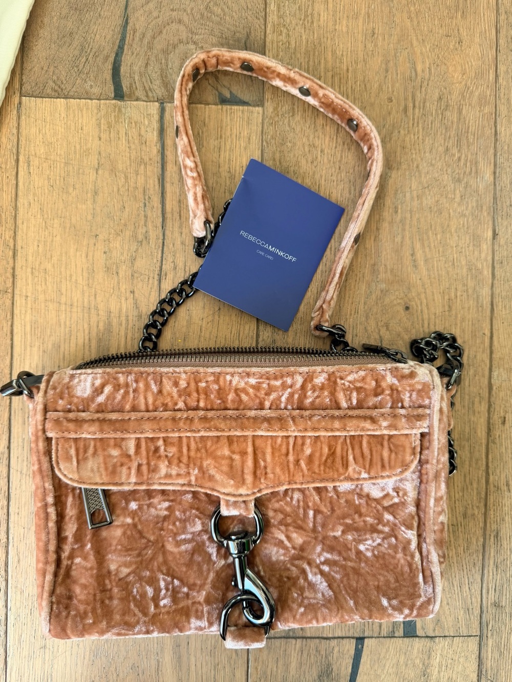 NEW REBECCA MINKOFF Berry Smoothie Velvet Mini Mac